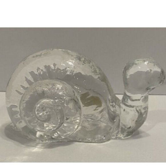 Other - Italian Cut Crystal Glass Snail